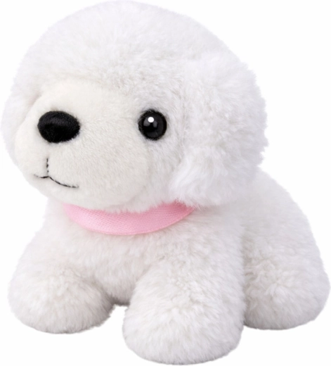 Preslatki plišani psić za maženje i vježbu njege