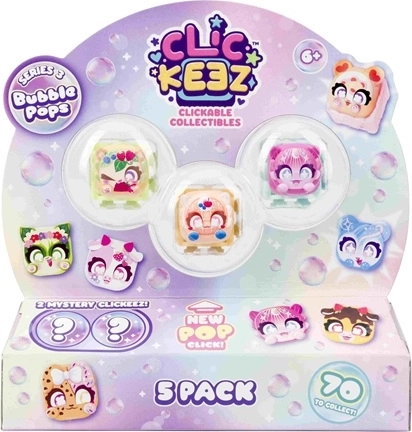 Goliath Clickeez serija 3 Bubble Pops – paket od 5 komada