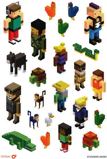 Naljepnice PixelArt Topgal