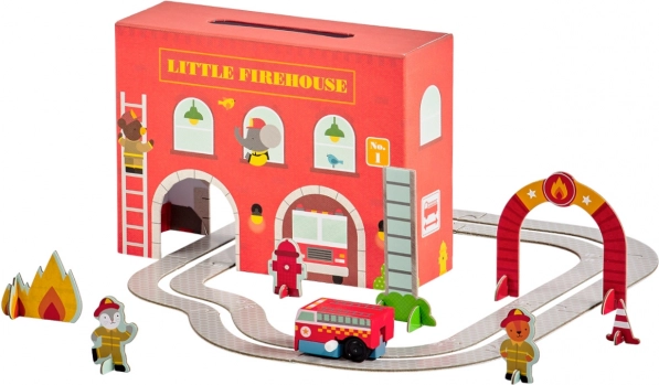 Petit Collage igraći set vatrogasna postaja