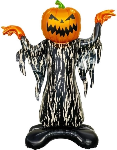 Pumpkin Vampire Foil Balloon - 1 piece