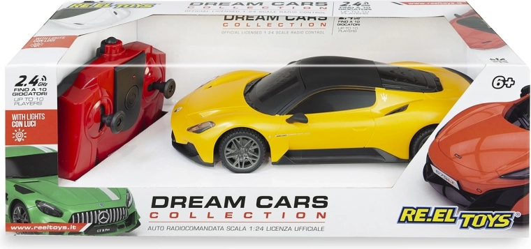 Maserati MC20 RC auto na daljinsko upravljanje 1:24 žuto 17 cm - 1 komad
