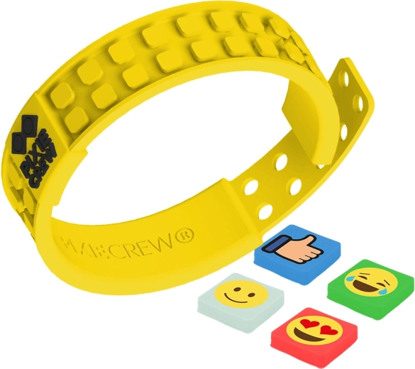 Pixie Crew kreativna narukvica Emoji žuta