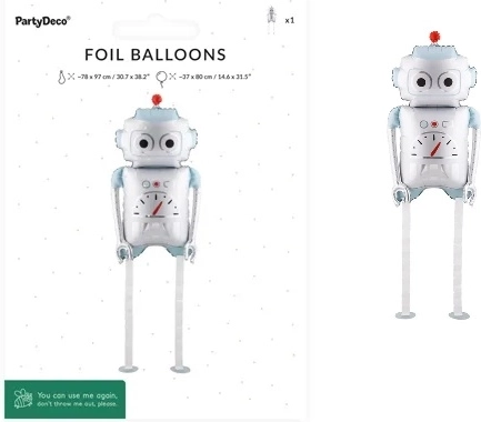 Folični balon robot mix 37 × 80 cm