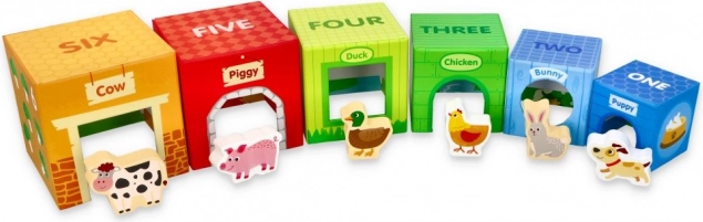 slagalice kocke s životinjama s farme