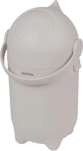 Nattou Dropy diaper bin clay 20 l