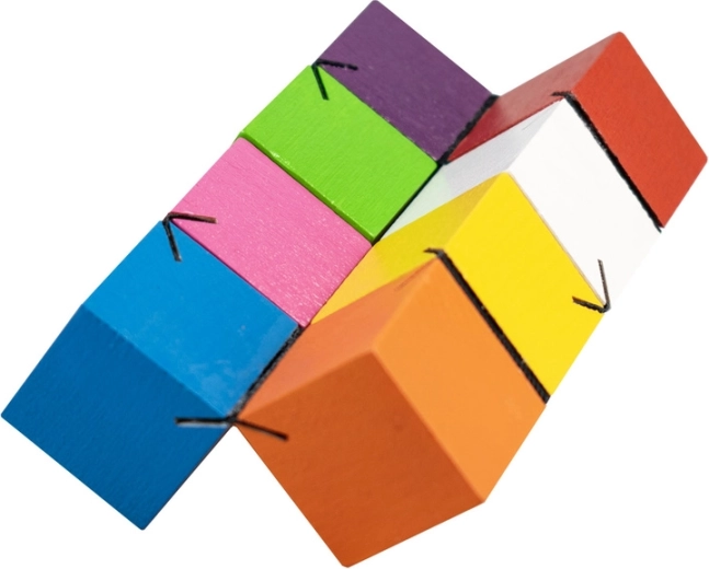 Colorful wooden design