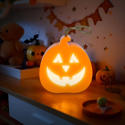 Halloween LED Pumpkin Decoration with RGB Lighting