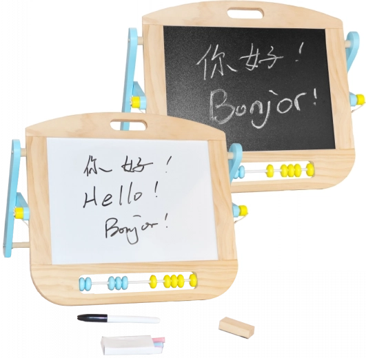 2Kids Toys magnetska obostrana stolna ploča s abakusom