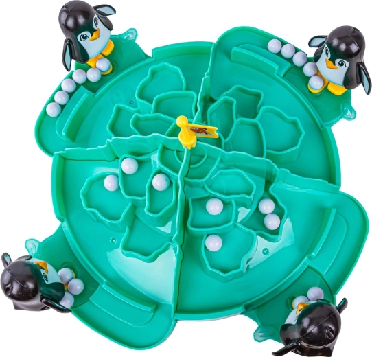 Simple controls: press the penguin and shoot