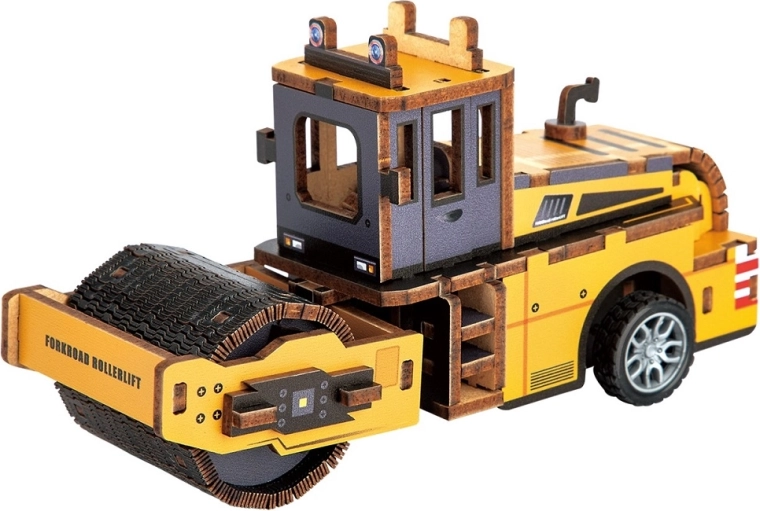 2Kids Toys 3D drvena slagalica cestovni valjak