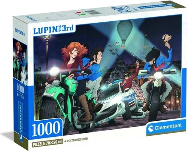 Clementoni compact 1000-piece puzzle Lupin III