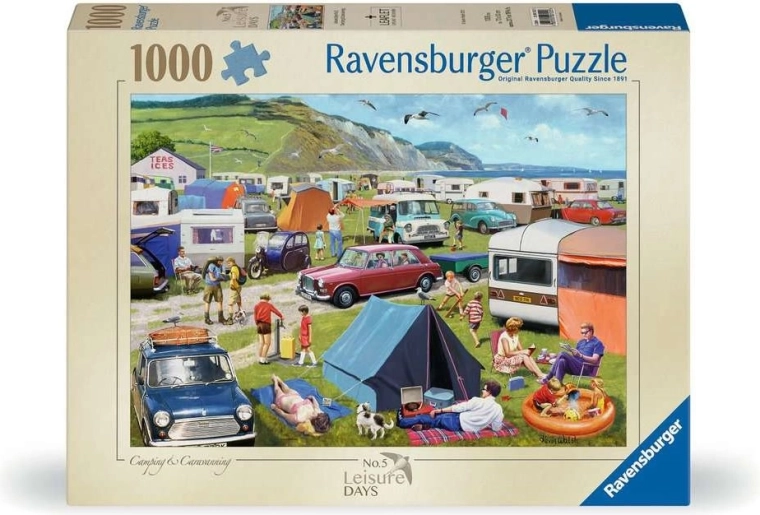 Ravensburger slagalica Leisure Days br. 5: kampiranje i karavaning 1000 dijelova