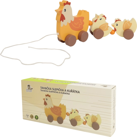 Povlačna kokica s pilićima BABU