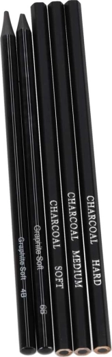 Široka paleta olovaka i ugljena