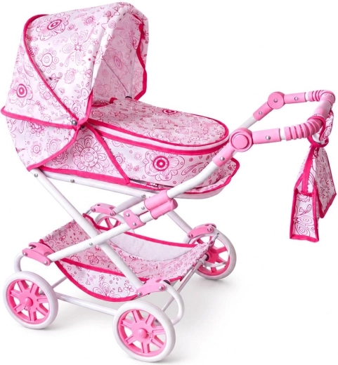 New Baby Monika Flowers dječja kolica za lutke 2u1