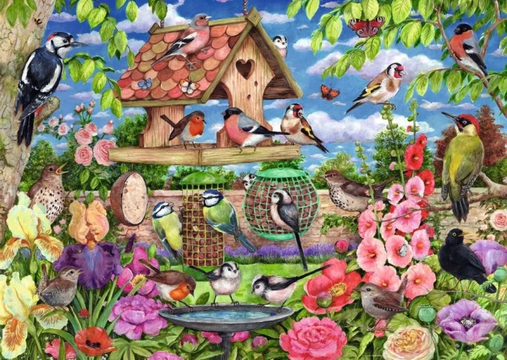 Ravensburger puzzle ptičji stol 1000 dijelova