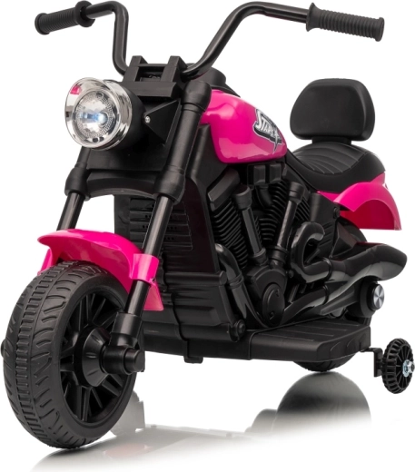 STAR Pink Children's Electric Ride-On Motorcycle