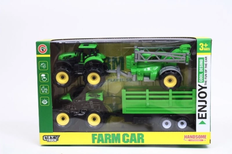 Traktor ili četverocikl s prikolicom (2 varijante)