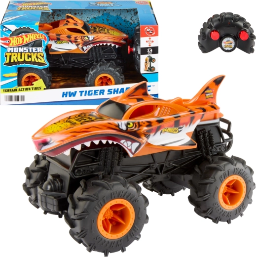 Hot Wheels Monster Trucks Tiger Shark RC na daljinsko upravljanje