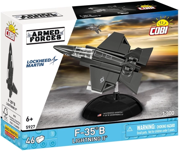 Cobi Armed Forces Lockheed Martin F-35B Lightning II 1:300 građevni komplet od 46 dijelova