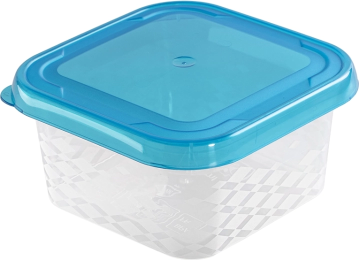 Blue Box četvrtasta posuda za hranu 0,25 l plava