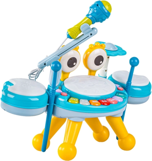 Drums, keys and microphone in one
