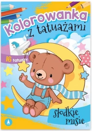 MISIOtattoo Sweet Bears – Coloring Pages and Washable Tattoos