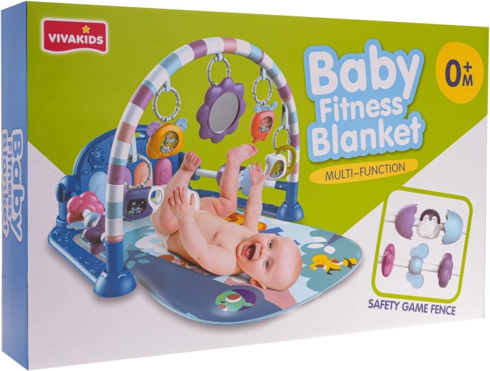 Interaktivna igraća podloga za bebe s klavirom i dodacima