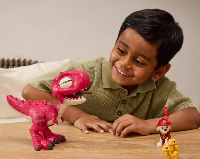 Interaktivni dinosaurus Rhubarb: rika, bljeskajuće oči i zvukovi kretanja