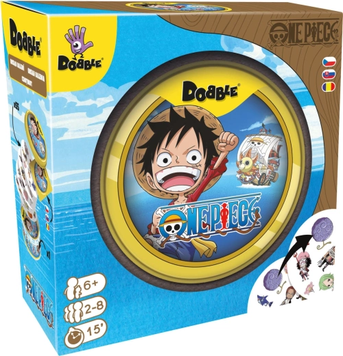 One Piece motifs on 55 round cards