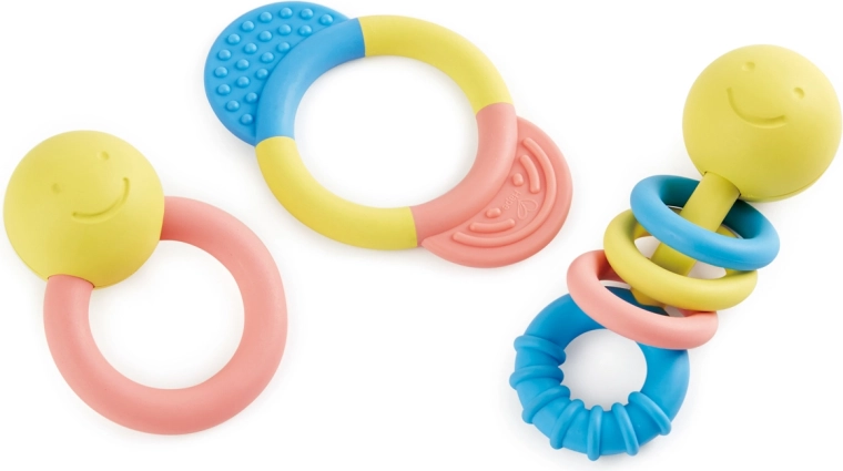 Hape Eco Baby set zvečki i grickalica