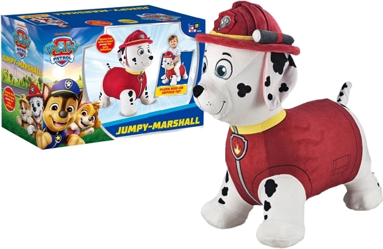 Diamant skakaća plišana igračka Paw Patrol Marshall