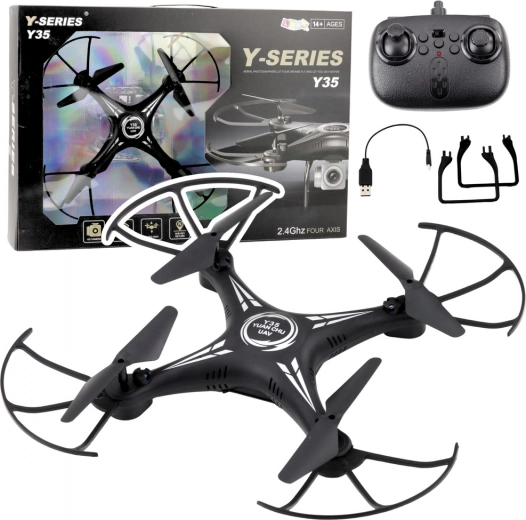 Dron s daljinskim upravljanjem, lagan i okretan s giroskopom i LED-om