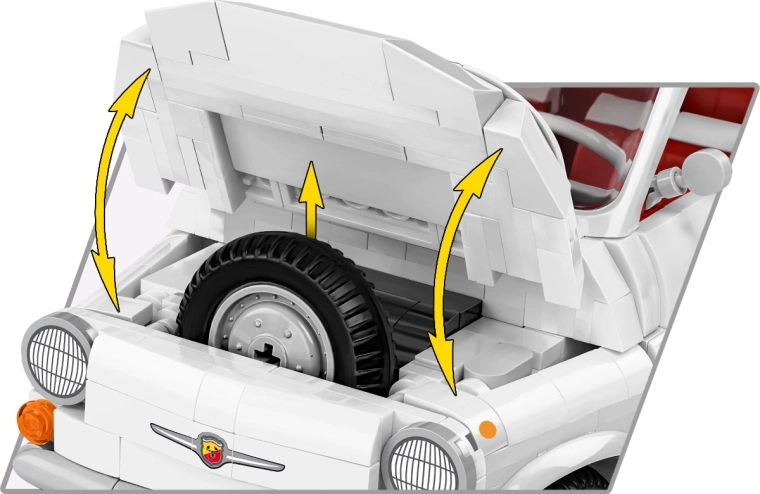 Access to the engine compartment