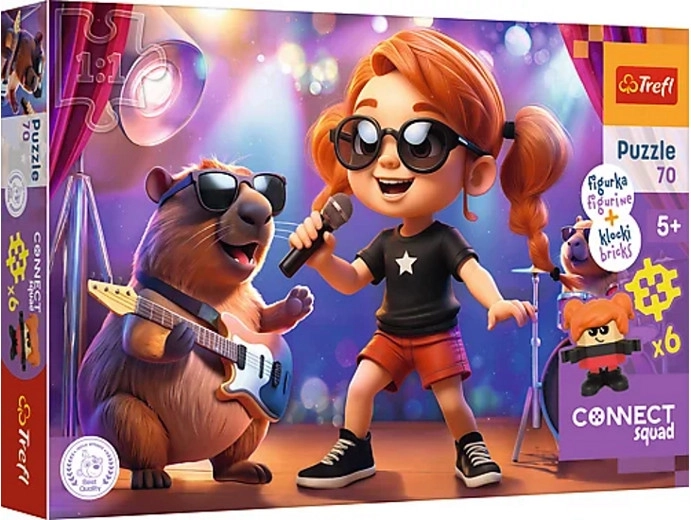 Puzzle Connect Sue 70 dijelova s figuricom