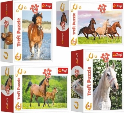 Minipuzzle Konji 54 dijelova