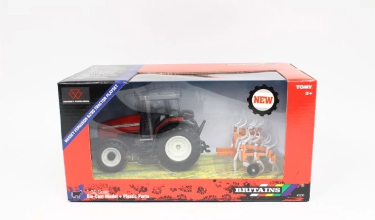 Britains Massey Ferguson 6290 traktor s kultivatorom 1:32