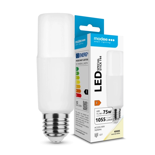 LED žarulja Modee Lighting Stick T44 11,1 W E27, neutralno bijela, 1055 lm