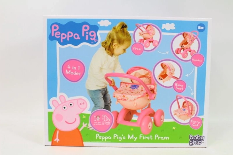 Peppa Pig moja prva kolica za lutke 4 u 1