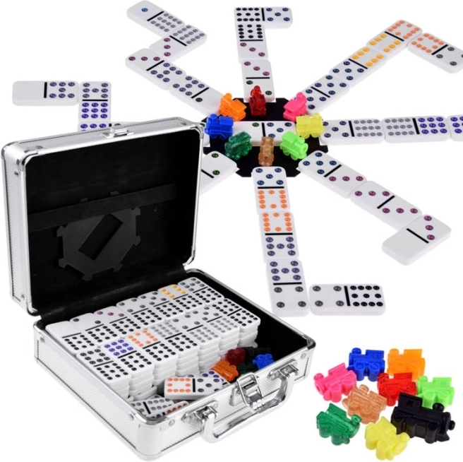 Set igara Domino i Mexican Train s metalnim kovčegom