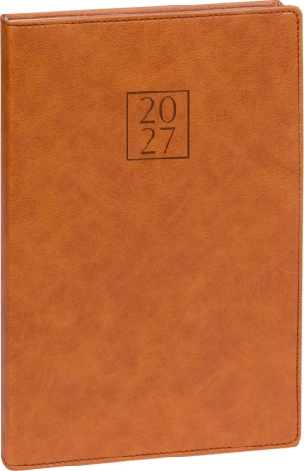 Notique Prestigio tjedni planer 2027 smeđi 15 × 21 cm
