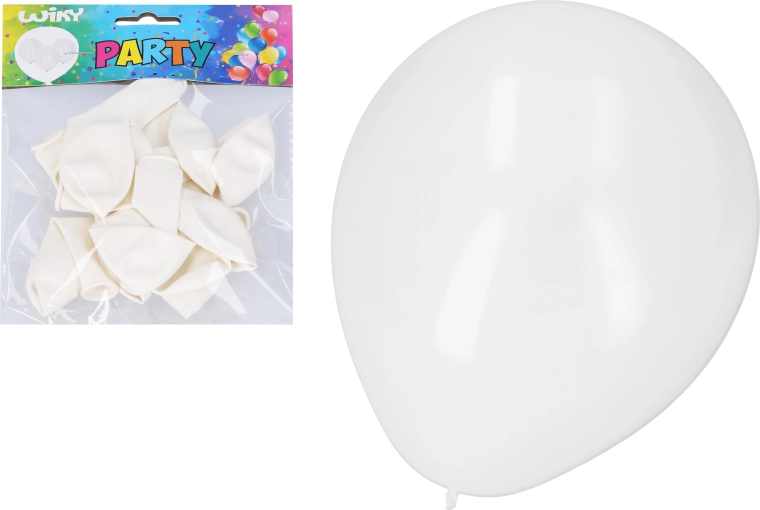 Bijeli baloni za napuhavanje 30 cm - 10 komada
