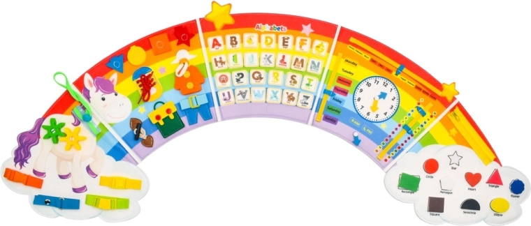 2Kids Toys mekana activity ploča duga s oblacima - 1 komad