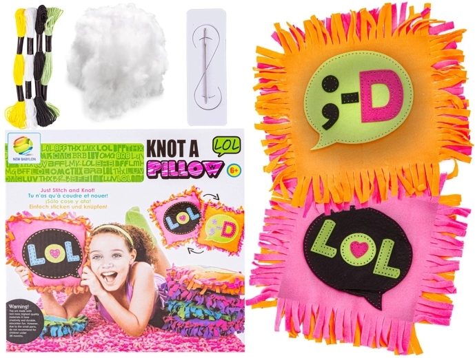 Creative DIY sewing kit – plush pillow to sew