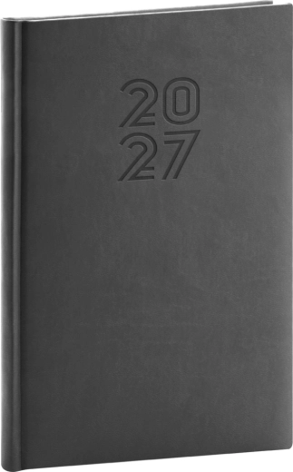 Notique tjedni planer Aprint 2027 crni 15 × 21 cm