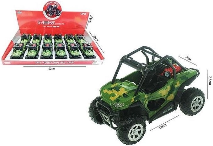 Buggy u military stilu 12 cm sa svjetlom i zvukom