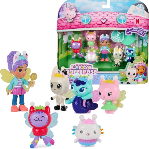 Gabby's Dollhouse Fairylandia Dream World Fairy Friends Figurine Set