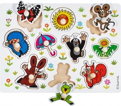 Drvene umetaljke slagalica KRTIĆ velika