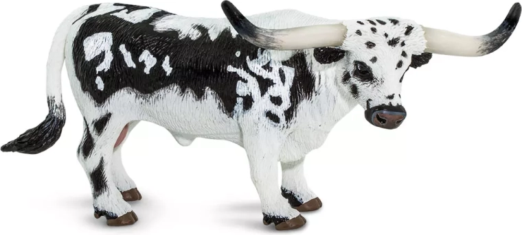 Figura teksaškog dugorogog goveda Safari Ltd.